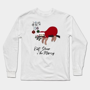 Eat, Sleep & Be Merry Long Sleeve T-Shirt